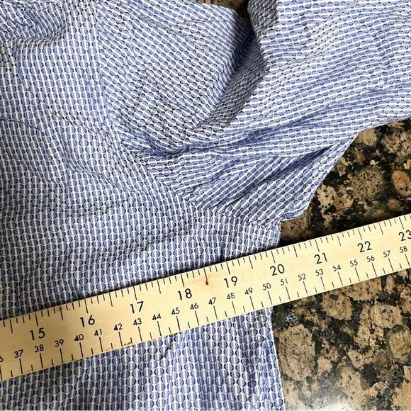 Robert Graham Long Sleeve Tailored Fit Button Up Shirt Blue Print Size S - Picture 4 of 5